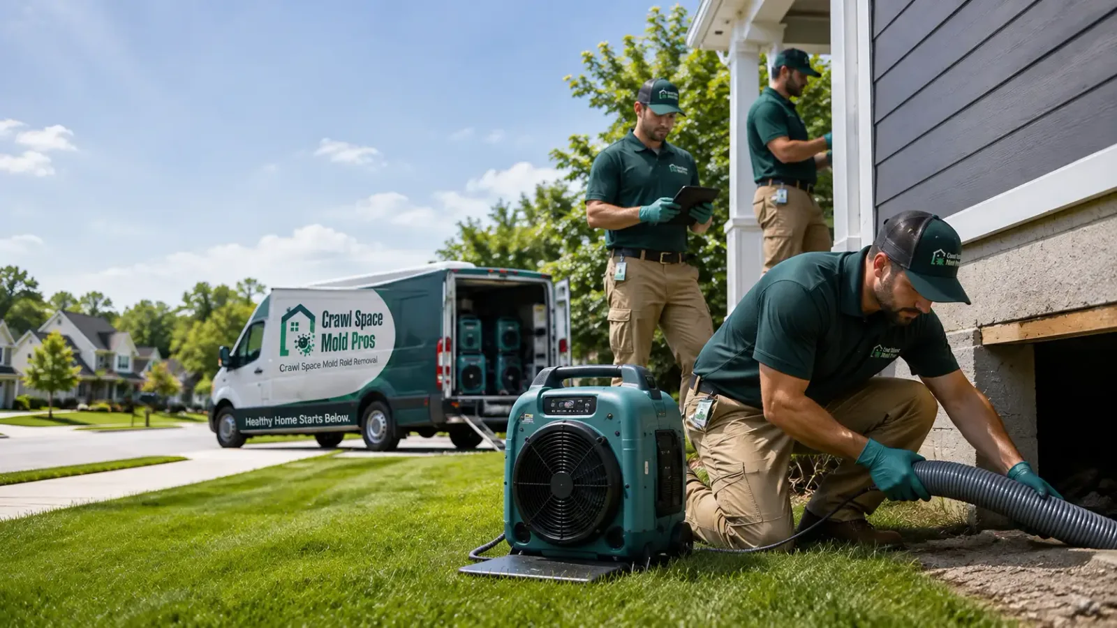 Crawl Space Mold Removal in Pleasant City, OH